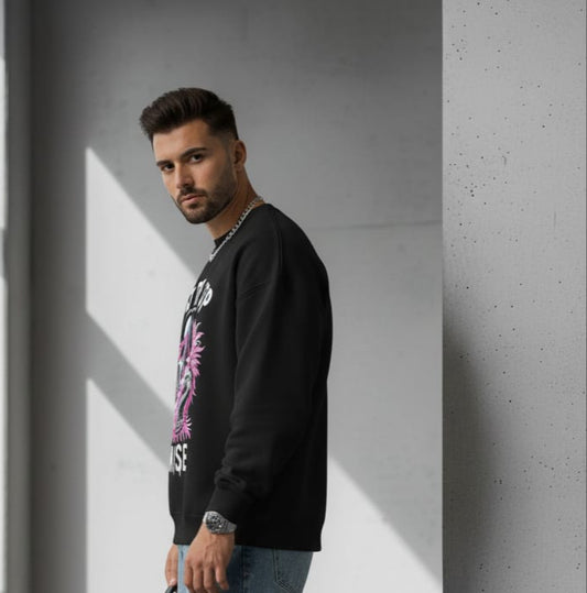 Scream Ghostface 'Just the Tip' Black Crewneck Sweatshirt | Unisex, Men's & Women's Fit