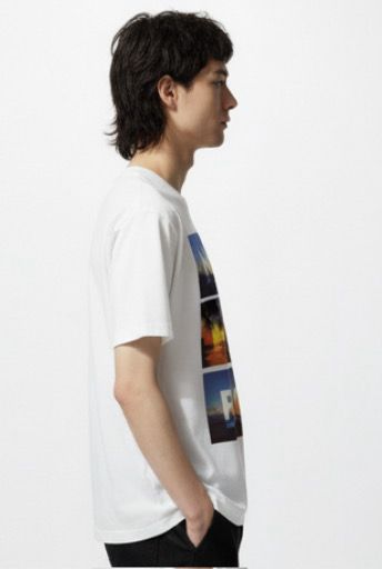 White Sunset Beach Graphic T-Shirt for Men & Women