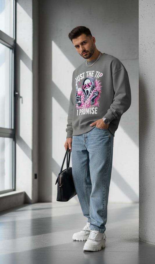 Scream Ghostface 'Just the Tip' Crewneck Sweatshirt | Unisex, Men's & Women's Fit